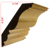 EWCR28 Crown Moulding Trim, 1-1/16" x 6-1/8", Poplar, 94" Newmouldings