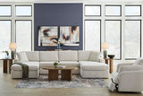 Signature Design by Ashley Modmax Coastal Press-Back Swivel Glider Rocker Recliner with Machine Washable Cover, Hidden Storage Compartments and 2 Bolster Pillows, Beige Signature Design by Ashley