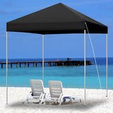 10x10 Pop Up Canopy Tent, Outdoor Canopy for Patio with Roller Bag, 3 Adjustable Heights, Outdoor Tent Canopy for Backyard/Bench/Garden,Black SAILARY