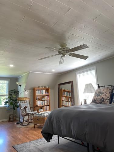 A La Maison Ceilings WP02cw-48 Foam Wood Ceiling Planks 39 in x 6 in, Country White, Pack of 48 À LA MAISON CEILINGS