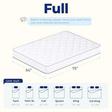 Neo Sleep Full Size Mattress, 8 Inch Hybrid Comfort & Supportive Mattress in a Box, Cooling Gel Memory Foam and Spring with Pressure Relief, CertiPUR-US Certified Neo Sleep