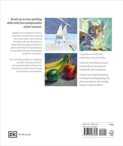 Artist's Painting Techniques: Explore Watercolors, Acrylics, and Oils. Discover Your Own Style. Grow as an Artist WoodArtSupply
