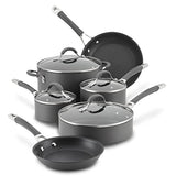 Circulon 83903 Radiance Hard Anodized Nonstick Cookware Pots and Pans Set, 10 Piece, Gray Circulon