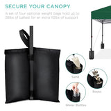 Best Choice Products 12x12ft 1-Person Setup Pop Up Canopy Tent Instant Portable Shelter w/ 1-Button Push, Case, 4 Weight Bags - Forest Green Best Choice Products