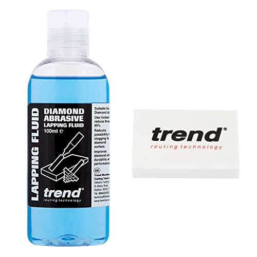 Trend Complete Diamond Sharpening Kit with 2x Diamond Bench Stones & Lapping Fluid, Honing Compound & Leather Strop, Accessories & Sharpening Solutions Guide, DWS/KIT/E TREND