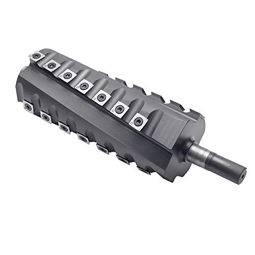 ELEPHAS - 8" Woodworking Tool Spiral Cutter head and Helical cutterhead for jointer, 4 rows 28 inserts ELEPHAS