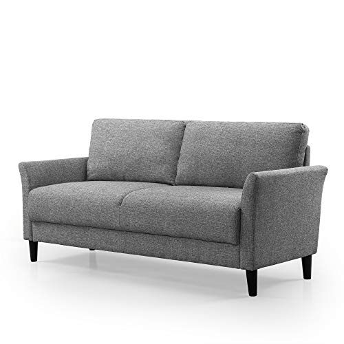 ZINUS Jackie Sofa Couch, Easy, Tool-Free Assembly, Soft Grey