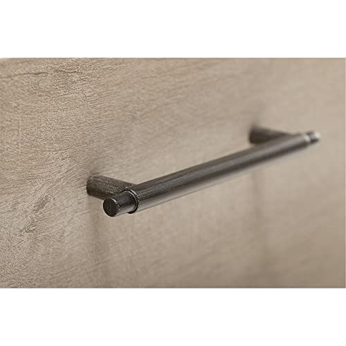 Bush Furniture Key West 60W L Shaped Desk Set with Mobile File Cabinet & Tall Bookcase in Washed Gray Bush Business Furniture