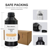 ApexMaker 3D Printer Engineer Resin 395-405nm High Hardness Photopolymer Resin, Used for 3D Printing of Functional Gadgets and Models for 4K 8K LCD/DLP 3D Printer(Engineer Orange,1000g)