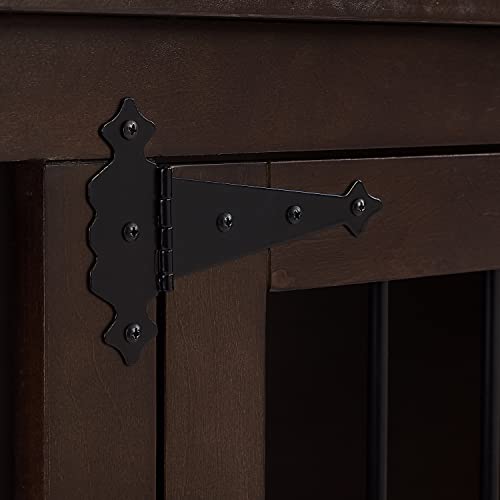 Crosley Furniture Winslow Medium Credenza Dog Crate Kennel for Pets, Dark Brown Crosley Furniture
