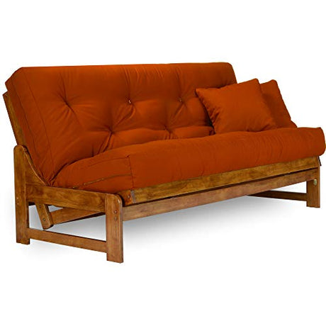 Nirvana Futons Arden Futon Frame - Queen Size (Frame Only), Solid Wood Construction Nirvana Futons