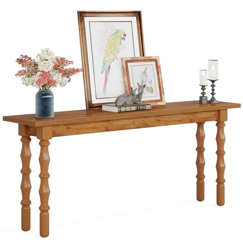 Tribesigns 70.9-Inch Extra Long Console Table for Entryway, Narrow Sofa Table Behind Couch with Solid Wood Legs, Entry Accent Table for Living Room, Foyer, Hallway, Entrance Tribesigns