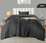 Twin Comforter Set 2 Piece Grey by Utopia Bedding, Comforters Twin Size, Bedding Comforters Sets, Down Alternative Soft Bed Set, 1 Comforter (64 x 88 inches) 1 Pillow Shams (20 x 26 inches)" Utopia Bedding