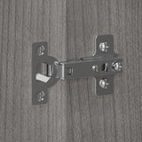 Bush Business Furniture Universal Tall Storage Cabinet with Doors and Shelves, Platinum Gray Bush Business Furniture