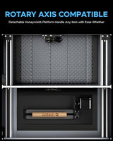 OMTech K40+ CO2 Laser Engraver, 8"x12" 40W Desktop Laser Engraving Machine for Home Use, LaserGRBL LightBurn Compatible Laser Engraver Cutter with OMTech