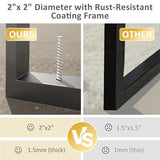 MUPATER Outdoor Carport Canopy 10' x 15', Metal Carport Tent Heavy Duty, Garage Car Shelter Shade with Metal Roof, Frame and Bolts for Car, Truck and Boat, Grey and Silver MUPATER