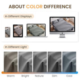 USXIBEI Queen Size 4 Piece Sheet Set - Comfy Breathable & Cooling Bed Sheets Set, Soft and Wrinkle Free, Deep Pockets, Easy & Secure Fit, Hotel Luxury Bedding for Women, Men - Oeko-Tex - Dark Grey USXIBEI