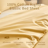 3-Piece Duvet Cover Set, 100% Cotton Solid Color - Modern Minimalist Bedding Set with 1 Duvet Cover & 2 Pillowcases(Yellow, King) Volcano King Coffee