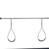 ACIDBOLT 50 Inch Electric Grooming Table for Large Dogs, Heavy Duty Height Adjustable Collapsible Extra Large Pet Grooming Station with Overhead Arms, Two Nooses & Anti Slip Tabletop, White ACIDBOLT