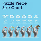 Bits and Pieces Set of 4 Jigsaw Puzzles 1000 Pieces - Whiskered Whimsy Cats Bits and Pieces
