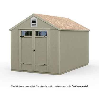 Handy Home Products Greenbriar 8X10 Do-It-Yourself Storage Shed with Floor - WoodArtSupply