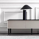 Generic Set of 4 Black Furniture Legs Straight Tapered Metal Sofa Legs, Replacement Heavy Duty Support Feet, for Sofa Couch Table Chair Cabinet Armchair TV Stand (35cm/13.78in) (Black 72cm/28.35in) WoodArtSupply