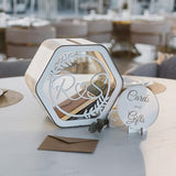 Wedding Card Box Personalized - Rustic Wedding Decorations for Reception Inside - Wood Card Box For Wedding Gift Card Box Holder - Wooden Card Box 2B1WEDDING