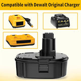 Powilling 2 Pack 6.5Ah DC9096 Replacement for Dewalt 18V XRP Battery DC9096 DC9098 DC9099 DE9039 DE9095 DE9096 DE9098 DW9095 DW9096 DW9098 DE9503 DC9182 for 18Volt Dewalt Batteries Powilling