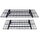 VEVOR 2 x 4 ft Garage Shelving Wall Mounted, 2 Pack Heavy Duty Garage Wall Shelves 500lbs Capacity, Garage Storage Rack Floating Shelves for Shop, Shed, Garage Storage VEVOR