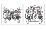 Cozy Spring: Cute Coloring Book for Adults & Teens with Easy and Bold Spring Inspired Designs (Bold and Easy Coloring Books) WoodArtSupply