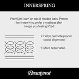 Beautyrest World Class Level Three Plush Pillow Top 16" Mattress - Twin XL Size - Durable Support, Pressure Relief, Cooling, Motion Separation; CertiPUR-US, 100 Night Sleep Trial and 10 Year Warranty Beautyrest