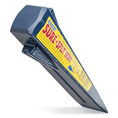 ESTWING Sure Split Wedge - 5-Pound Wood Splitting Tool with Forged Steel Construction & 1-7/8" Cutting Edge - E-5 Estwing