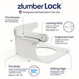 The Original USA Patented ZlumberLock – Secure Sheet Holder with Heavy-Duty Mattress Straps – No More Loose Bedding, Universal Fit, Easy One-Time Installation Zlumber