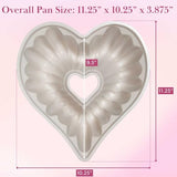 Paris Hilton Heart Shaped Fluted Cake Pan, Cast Aluminum with Clean Ceramic Nonstick Bakeware, Dishwasher Safe, Made without PFAS, PFOA, PFOS & PFTE, 9-Inch, Pink Paris Hilton