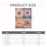Kaleidoscope Floral pattern-107741 Diamond Painting Kits, DIY 5D Paint for Adults Kids, Full Drill Crystal Diamond Drawing Suitable for Home Wall Decoration Fhuyiks