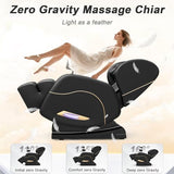 Megashock SL Track 2026 Massage Chair Full Body, Zero Gravity Massage Chair with Back Heat, 12 Fixed Rollers, Foot Massage, Airbag Massage and Bluetooth Speaker for Home and Office
