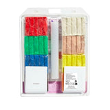 Sculpey Bake Shop Bendy Polymer Oven Bake Clay, 8 unique color set, pieces become rubbery and super flexible after baking, 2 modeling tools, made for creating holiday, figurines and school projects. Sculpey