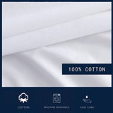 Nautica - Twin Size Sheet Set, Crisp & Tailored Cooling Sheets with a Smooth Cotton Percale Lightweight Feel - Bed Sheets with Matching Pillowcase & Fitted Sheet (Solid White) Nautica