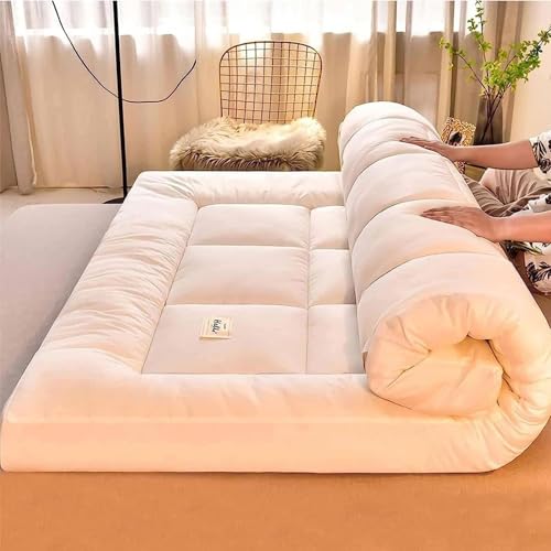 Japanese Floor Mattress, Japanese Thick Futon, Tri-fold Combination Mattress, Foldable Floor Mattress, Queen Size Futon Mattress, Adult Camping Mattress Guest Mat, Generic