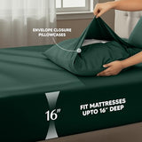 Utopia Bedding Twin Sheet Set – 3 Piece Bed Sheets for Twin Size Bed, Soft and Breathable Microfiber, Includes 1 Fitted Sheet, 1 Flat Sheet and 1 Pillowcase (Emerald Green) Utopia Bedding