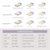 Andency White Queen Size Comforter Set, 3 Pieces Boho Solid Bedding Comforters & Sets, Modern Reversible Soft Lightweight All Season Bed Set for Men Women (90x90Inch Comforter & 2 Pillowcases) Andency