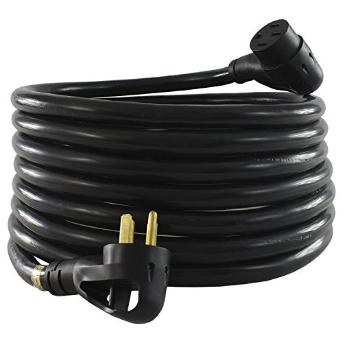 Conntek 15306 50 Amp RV Extension Cord- UL Listed, (30 Feet), 30 - Feet, Black - WoodArtSupply