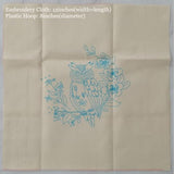 Esffaci Embroidery Starter Kit for Adult Beginner with Owl Flower Pattern Hand Embroidery Set with Embroidery Cloth Hoop Needles Colorful Floss and Instruction