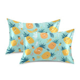 Bokkoy Soft and Silky Satin Pillow Case with Tropical Pineapple Wrinkle Resistance for Standard, Queen, and King Sizes - Single Pack Sales Bokkoy