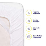 Twin Size Bed Sheets - 4 Piece 1500 Supreme Collection Fine Brushed Microfiber Deep Pocket Twin Sheet Set Bedding - 1 EXTRA PILLOW CASES, GREAT VALUE, Twin, White Sweet Home Collection