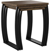 SRIWATANA Nesting Tables, Vintage Side End Tables Living Room, Coffee Snack Table Set of 3 SRIWATANA