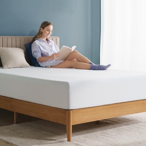 ZINUS 10 Inch Green Tea Cooling Memory Foam Mattress [New Version], Twin, Fiberglass Free, Medium Firmness, Cooling Gel Foam, Certified Safe Foams & Fabric, Mattress in A Box Zinus