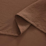 NTBAY Twin Comforter Set with Sheets, 5 Pieces Soft and Breathable Twin Bedding Set, Twin Bed in a Bag, Down Alternative Comforter Set Solid Color All Season, Kids Bedding Set, Brown NTBAY