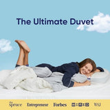 Vesta All-Season Silk Comforter, Quilt and Duvet Insert for Hot Sleepers, 100% Silk Fill with 100% Cotton Shell, Luxuriously Soft, Moisture-Wicking (All-Season, Grey, Twin/Twin XL) Vesta