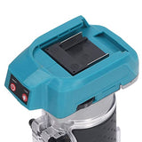 Router Tool, Wood Router Brushless Lithium Trimming Carving Machine Cordless Router Woodworking Router 18V Battery Hole Trimmer Hand Trimmer for Wood Working Slotting OPPWONG